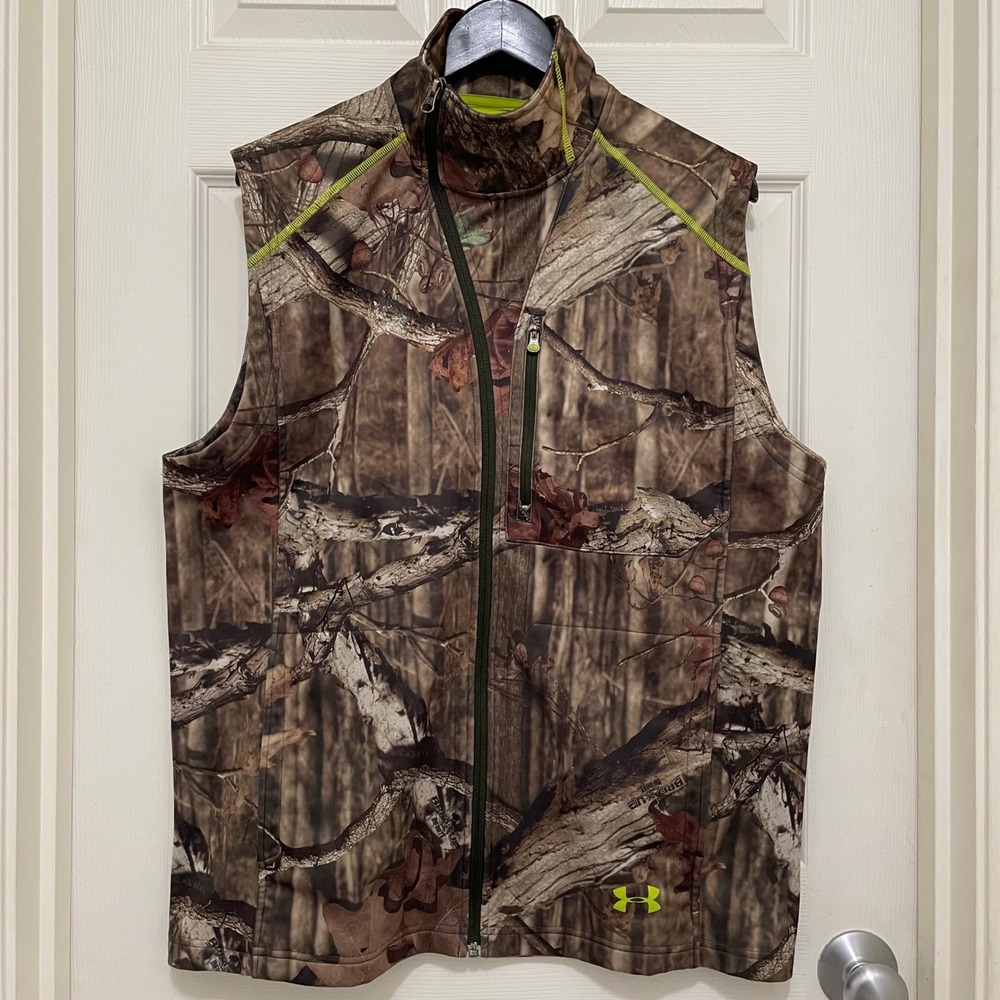 Under Armour Scent Control Camo Hunting Vest‎ Mossy Oak Realtree Outdoors Large